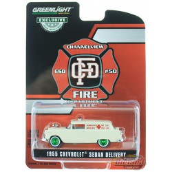 1955 Chevrolet Sedan Delivery  Channelview, Texas Fire Department -  (Hobby Exclusive) 1/64 Greenlight 30071