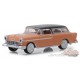 1955 Chevrolet Nomad in Shadow Gray & Coral - Mecum Auctions Series 3 - 1-64 Greenlight -  337170 A -  Passion Diecast