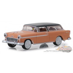 1955 Chevrolet Nomad in Shadow Gray & Coral - Mecum Auctions Series 3 - 1-64 Greenlight -  337170 A