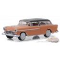 (Web Only ) 1955 Chevrolet Nomad in Shadow Gray & Coral - Mecum Auctions Series 3 - 1-64 Greenlight -  337170 A