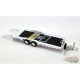 Hurst Performance - 2018 Chevrolet 3500 Dually Pickup with  Camaro SS on Trailer - Acme 1/64 -  51323 - Passion Diecast 