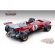 1971 Ferrari 312 B2, German GP, Mario Andretti - Tecnomodel 1/18 - TM18-121A - Passion Diecast 