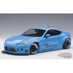 ROCKET BUNNY TOYOTA 86 (BLEU CIEL MÉTALIQUE /ROUE NOIR) - Autoart  1/18 - 78758