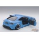 ROCKET BUNNY TOYOTA 86  METALLIC SKY BLUE/BLACK WHEELS - Autoart  1/18 - 78758  - Passion Diecast 