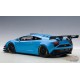 LAMBORGHINI GALLARDO GT3 FL2 2013 BLEU - Autoart 1/18 -  81359  - Passion Diecast 