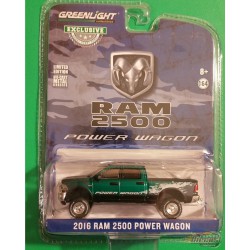 2016 Ram 2500 Power Wagon - Blue Streak Pearlcoat Hobby Exclusive  GREEN MACHINE 29983 GR 1-64