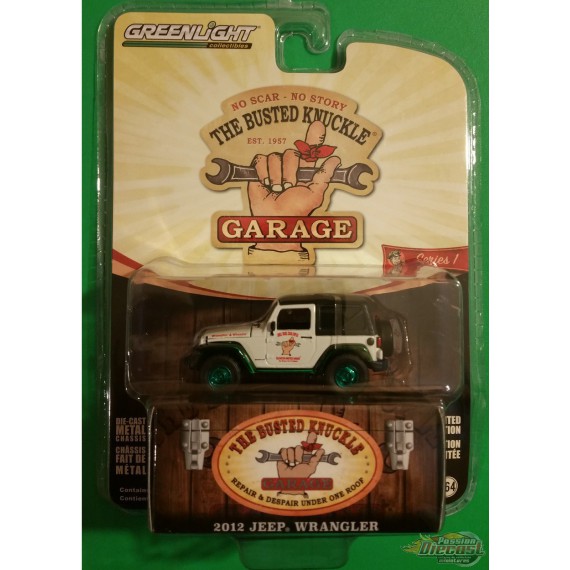 2012 Jeep Wrangler - Off Road Adventures - Busted Knuckle Garage Series 1   Greenlight 1-64 - 39010 E