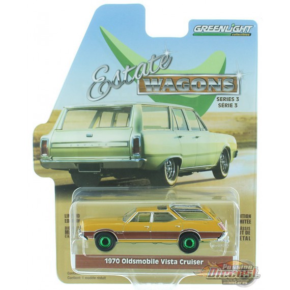 1970 Oldsmobile Vista Cruiser in Nugget Gold Poly - Estate Wagons Series 3 - 1/64  GREEN MACHINE 29950 GR