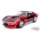 Corvette Stingray 1969 avec la figurine de Harley Quinn -  Jada 1/24 -31196  - Passion Diecast 