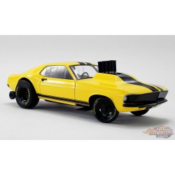 1969 Mustang Gasser Stinger Yellow and Black - Acme Exclusive 1/18 - 18932-B  - Passion Diecast 