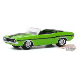 1970 Dodge Challenger R/T HEMI Convertible in Sublime Green- GL Muscle Series 23 - 1-64  greenlight - 13270 D - Passion Diecast