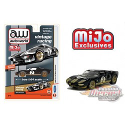 1965 Ford GT no2 Dirty Version Black - Auto World Mijo Exclusives 1:64 - CP7652  Passion Diecast 