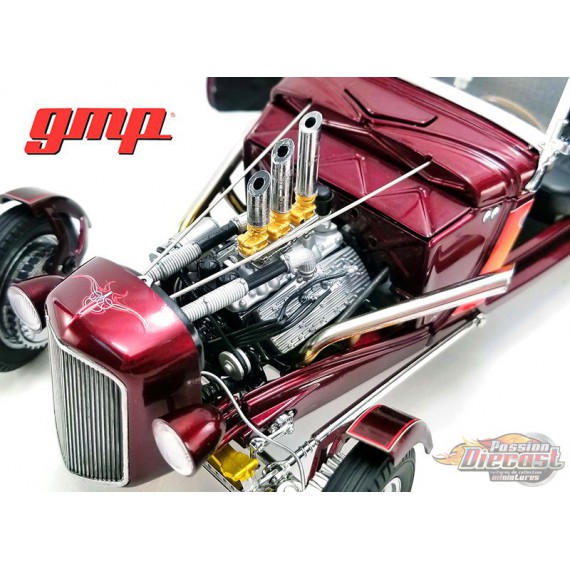 Moteur et transmission Hot Rod Ford Flathead  - GMP 1/18 - 18927  - Passion Diecast