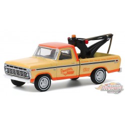 Ford F-100 1973 avec crochet de remorquage - Blue Collar  Series 7 -Greenlight 1/64, 35160 B -  Passion Diecast 