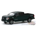 (Web Only) 2019 Nissan Titan XD Pro-4X in Midnight Pine Metallic - Tokyo Torque - Series 8  - Greenlight 1/64 - 47060 D