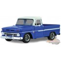 1966 Chevy C10 Fleetside Blue  - Motormax 1.24 73355 BL