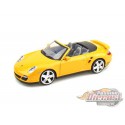 Porsche 911 Turbo Convertible Yellow  - Motormax 1/24 - 73348 YL