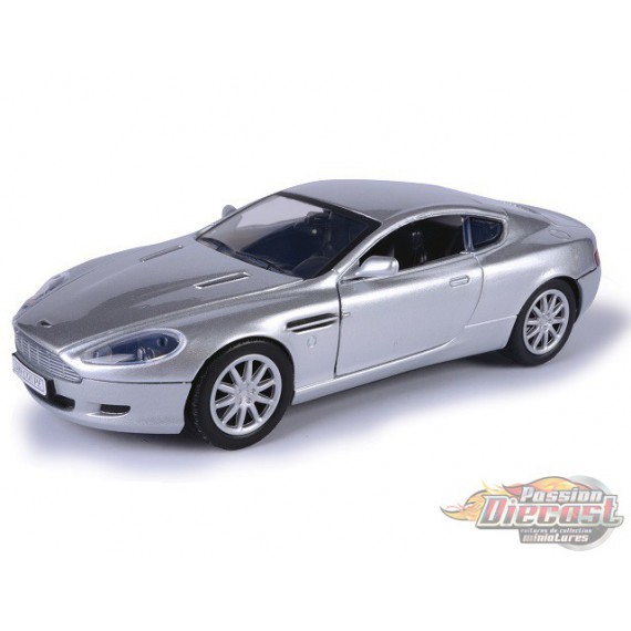 Aston Martin DB9 Coupe Silver - Motormax 1/24 - 73321 SIL - Passion Diecast 