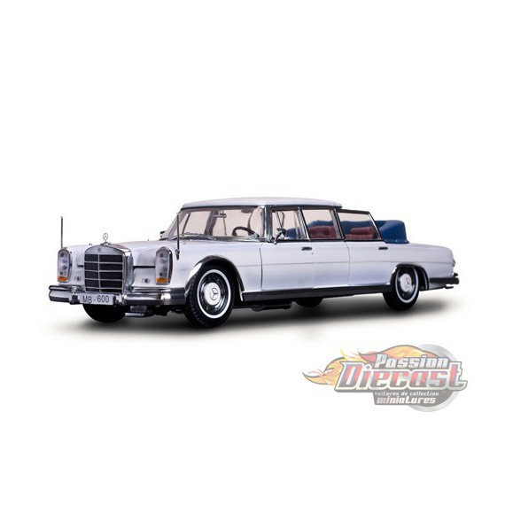 SUNSTAR 1/18 1966 Mercedes-Benz 600 Landaulet - BLANC Sunstar 2301 1/18 - Passion Diecast 