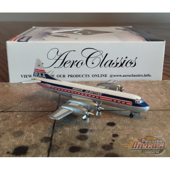 Aeroclassic 1/400 Lockheed L-188 Electra Reeve Aleutian Airways / N1968R