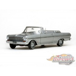 1963 Chevrolet Nova Open Convertible Gris sunstar  1/18  3976 - Passion Diecast 