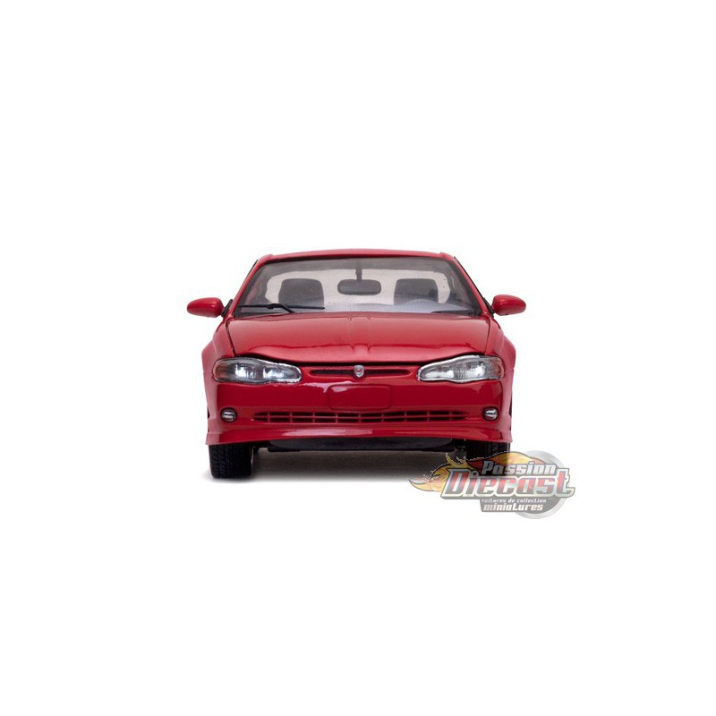 2000 CHEVY MONTE CARLO SS Diecast Car 10 inch SUN STAR 1:18 AMERICAN SS1987 RED 