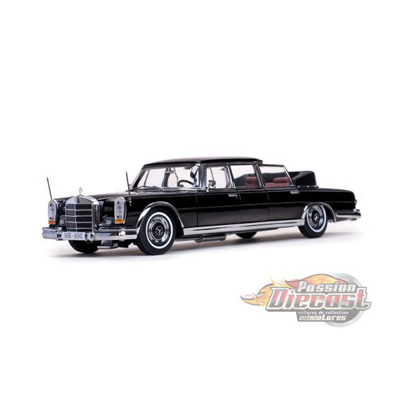 1966 Mercedes-Benz 600 Landaulet -  Noir - Sunstar  1/18 - 2302  - Passion Diecast 