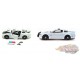 2007 Saleen Ford Mustang S281E Police Blanche - Welly 1/18 12569  - Passion Diecast 