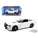 2007 Saleen Ford Mustang S281E Police Blanche - Welly 1/18 12569