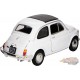 Fiat Nuova 500 1957 Blanche - Welly 1/18 - 18009 - Passion Diecast 