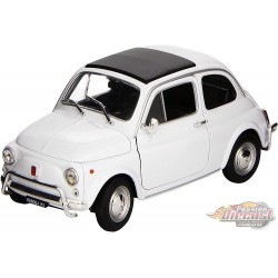 Fiat Nuova 500 1957 Blanche - Welly 1/18 - 18009 - Passion Diecast 