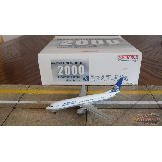 Dragon Wings 1/400 Boeing 737-824 Continental Airlines / N17233 - Passion Diecast