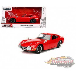 1967 Toyota 2000GT Coupe Rouge -  JADA 1/24 -  30447 RD  -  Passion Diecast