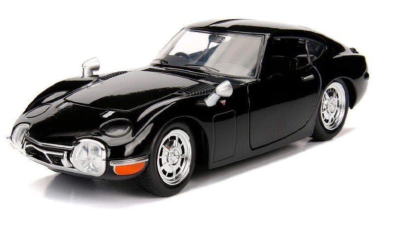 1967 Toyota 2000GT Coupe Noir- JADA 1/24 - 99575 BK - Passion Diecast