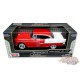 1955 Chevrolet  Bel Air   Red and White - Motormax 1/24 - 73229 RD -  Passion Diecast