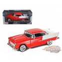 1955 Chevrolet  Bel Air   Red and White - Motormax 1/24 - 73229 RD