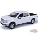 (exclusivite web)2019 Ford F-150 Pickup  Lariat Crew Cab  Blanc - Diecast Model - Motormax 1/24 - 79363 WH