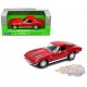 1963 Chevrolet Corvette Rouge  -  Welly 1/24 - 24073 RD - Passion Diecast 