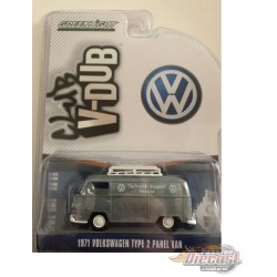 1971 Volkswagen Type 2 Panel Van -  Club Vee-Dub 10 - Greenlight 1/64 - 29980 A