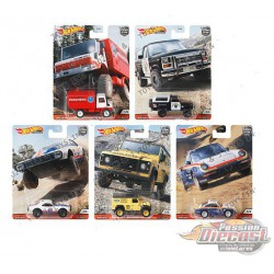 Hot Wheels 1:64 Car Culture All Terrain  "Q" Assortiment de 5 voitures  2020 - FPY86-956Q  - Passion Diecast