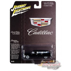 1959 Cadillac Corbillard Noir  - Johnny Lightning -  1:64 -JLSP088  -  Passion Diecast 
