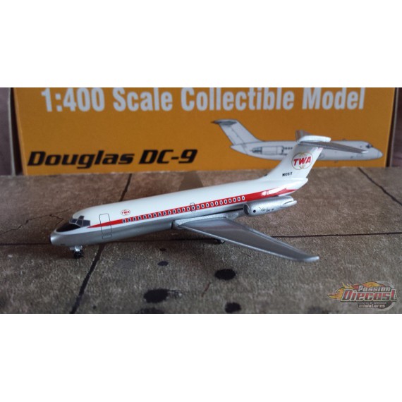 Aeroclassics 1/400 Douglas DC-9 TWA / N1051T - Passion Diecast