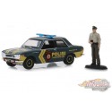 Datsun 510 Indonesia Police - Korps Sabhara - with Figure- Greenlight 1/64 - 51195 C