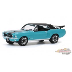 1967 Ford Mustang Coupe "Ski Country Special"  Turquoise - Greenlight 1/64 Hobby Exclusive - 30154