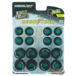 Kings of Crunch Goodyear  Wheel & Tire Pack 1-64 GREENMACHINE 16030 BGR