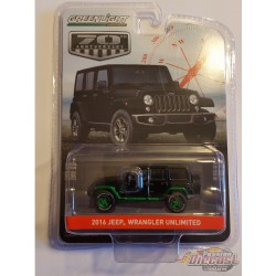 2016  Jeep Wrangler Unlimited - 75th   Anniversary Collection Series 9    GREENMACHINE  1-64 - 28000 FGR