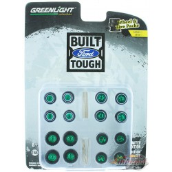 Ford Truck  Wheel & Tire Pack  (Hobby Exclusive)  1-64 GREENMACHINE 16010 BGR