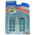 Hot Pursuit  Wheel & Tire Pack  (Hobby Exclusive)  1-64 GREENMACHINE 13171GR