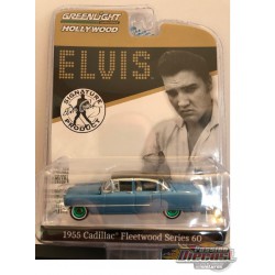 1955 Cadillac Fleetwood Series 60 "Blue Cadillac  - Elvis Presley - Hollywood 16 -  GREENMACHINE 1-64  - 44760 AGR