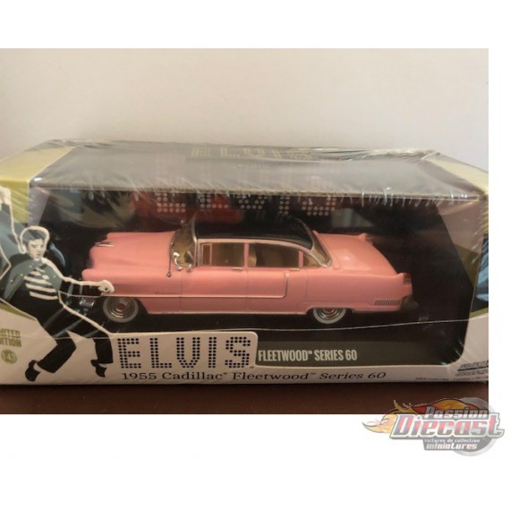 1-43 Hollywood GREENMACHINE - 1955 Cadillac Fleetwood Series 60 -  Cadillac Rose- Elvis Presley (1935-77)R